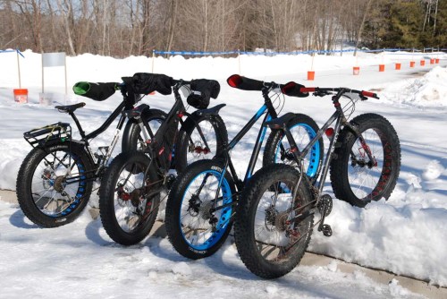 Fat Bikes in The Snow